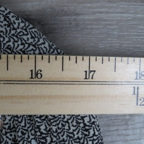 Style & Co.* Women's Long Sleeve Ruffled Boat Neck Keyhole Tassel Blouse~Size PL - Picture 7 of 12